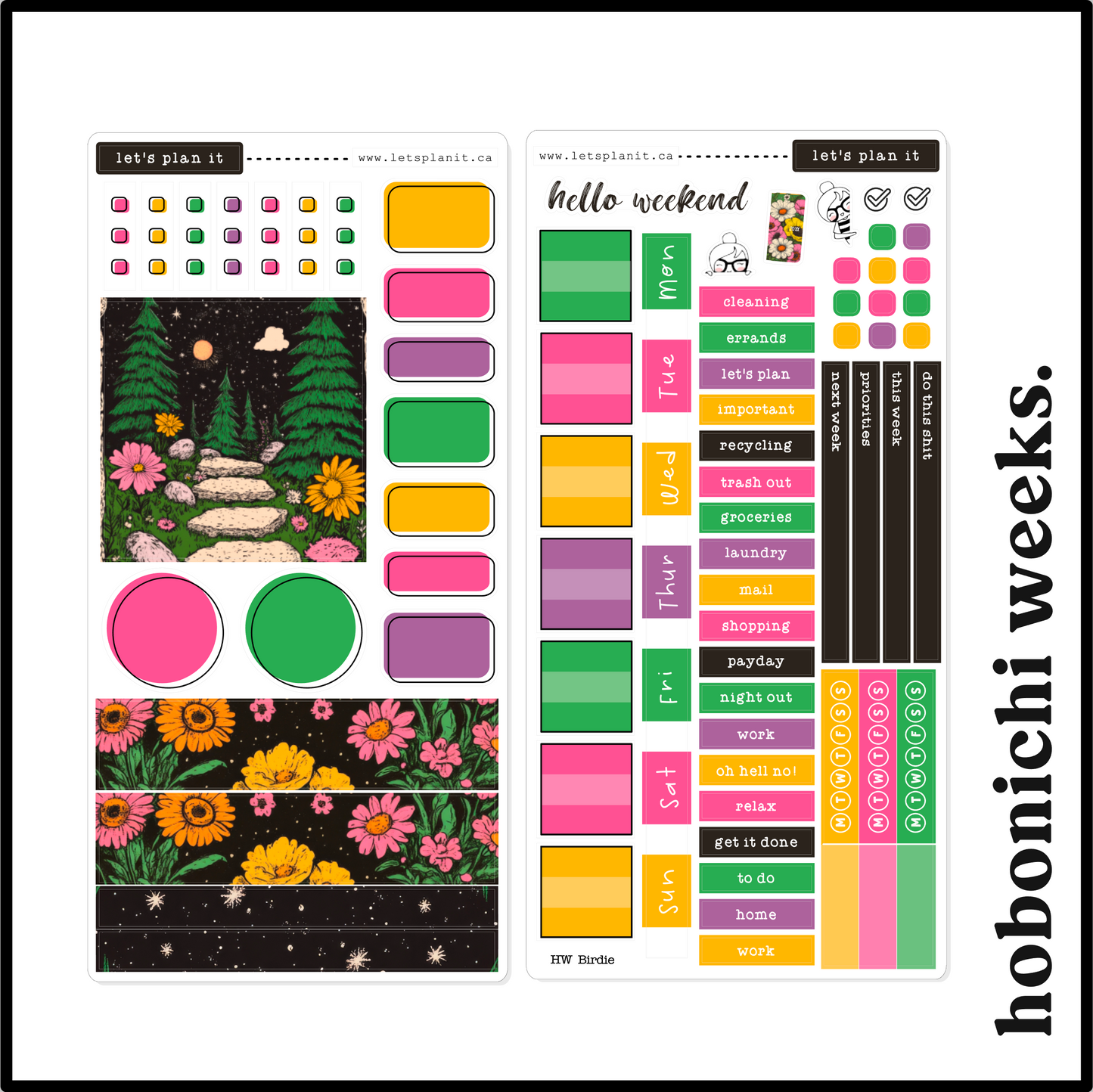 BIRDIE COLLECTION | Weekly Kits