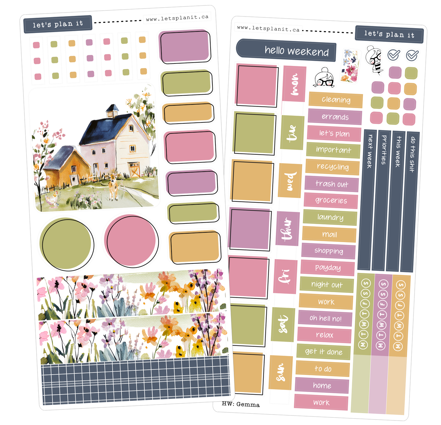 GEMMA COLLECTION | Weekly Kits