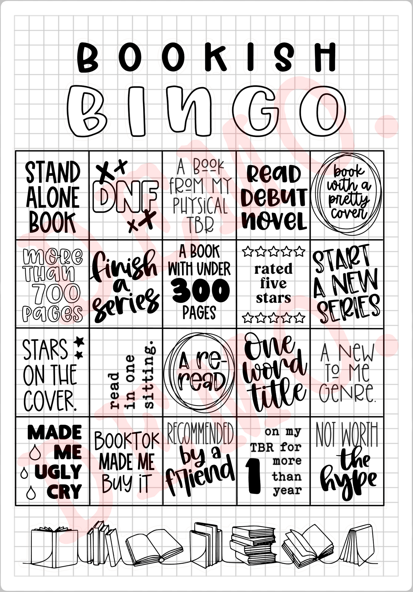 Build Your Own Book Journal | Stickers | 2 paper types|  39 variants