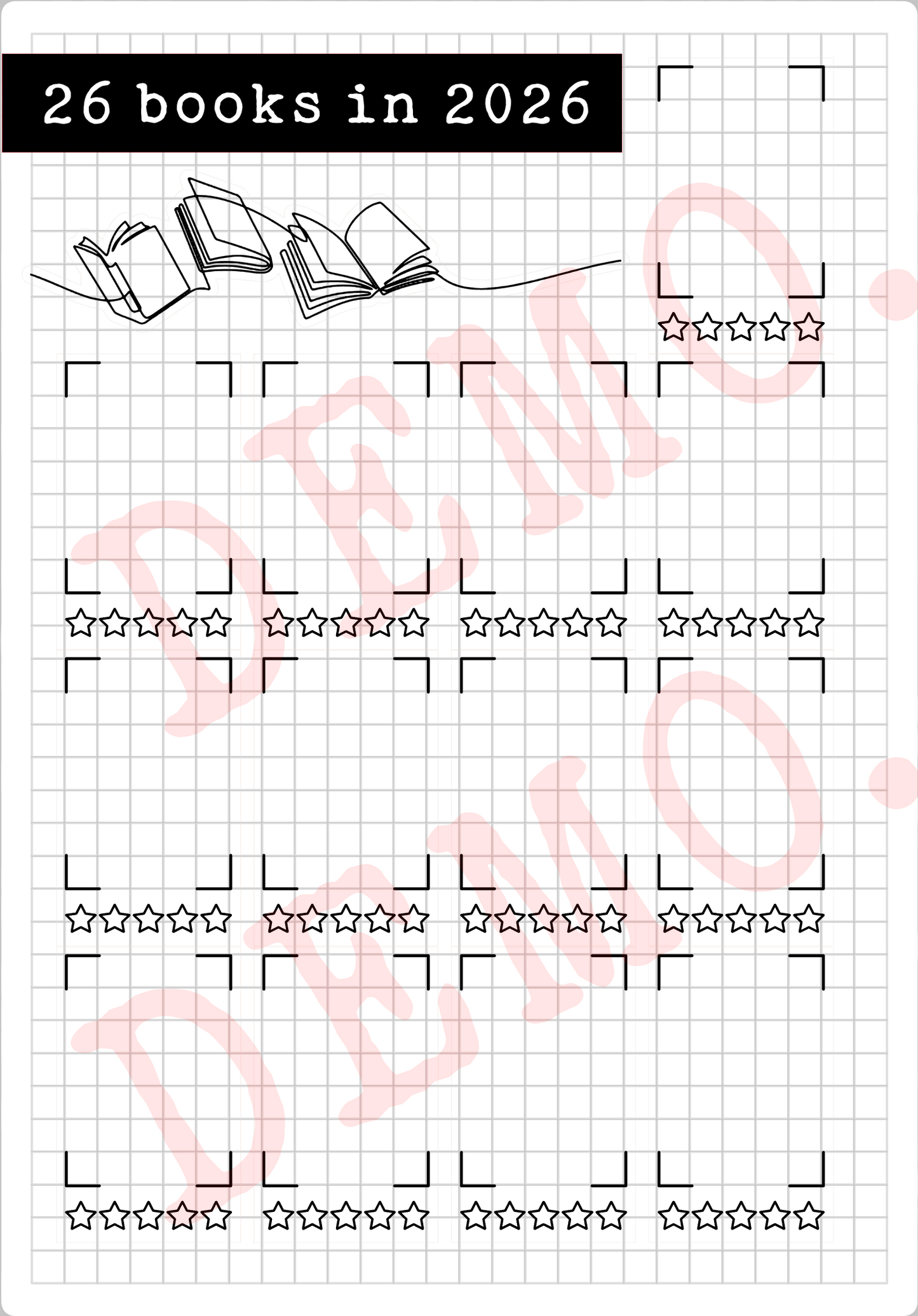 Build Your Own Book Journal | Stickers | 2 paper types|  39 variants