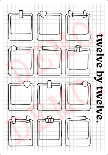 Build Your Own Book Journal | Stickers | 2 paper types|  39 variants