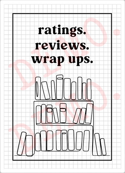 Build Your Own Book Journal | Stickers | 2 paper types|  39 variants