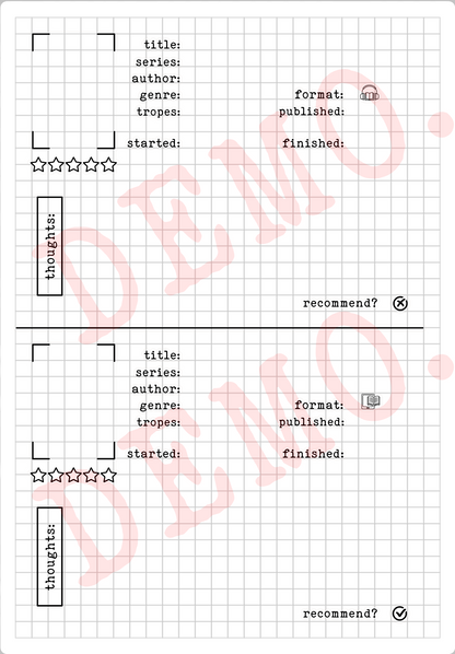 Build Your Own Book Journal | Stickers | 2 paper types|  39 variants