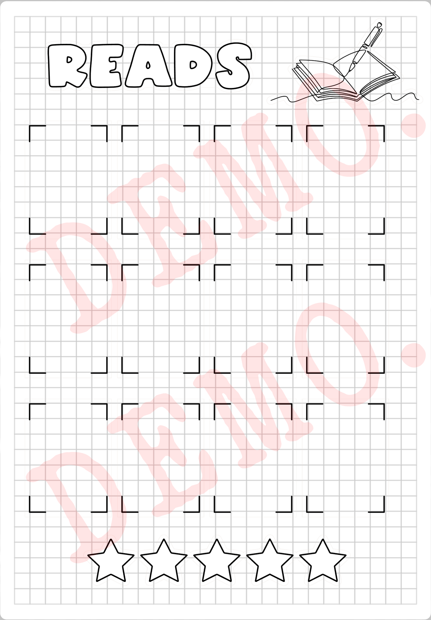 Build Your Own Book Journal | Stickers | 2 paper types|  39 variants