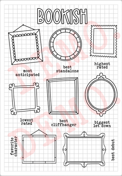 Build Your Own Book Journal | Stickers | 2 paper types|  39 variants