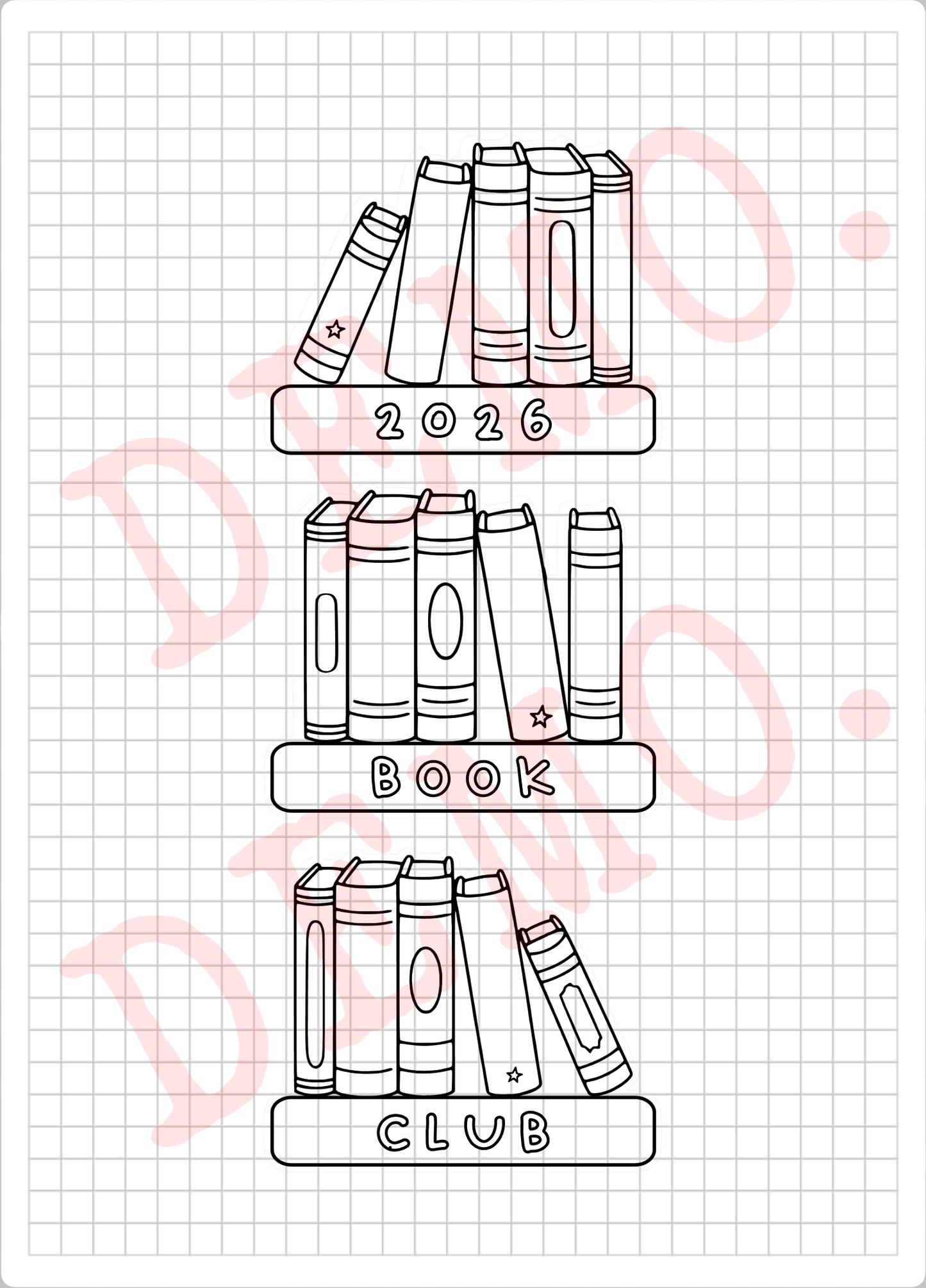 Build Your Own Book Journal | Stickers | 2 paper types|  39 variants