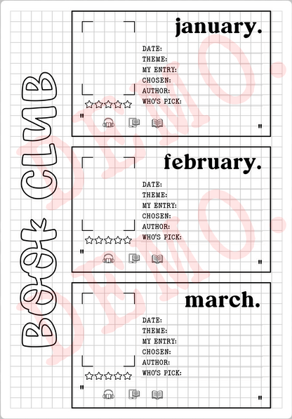Build Your Own Book Journal | Stickers | 2 paper types|  39 variants