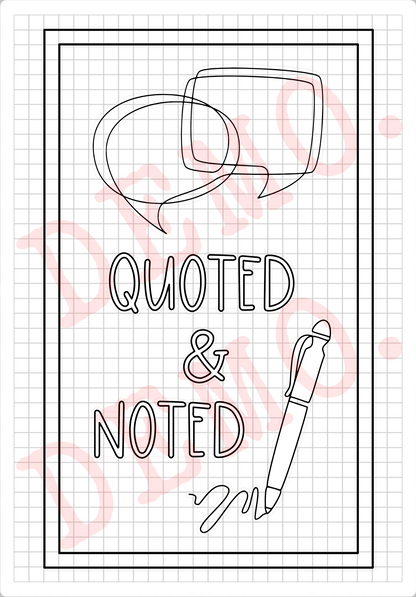 Build Your Own Book Journal | Stickers | 2 paper types|  39 variants