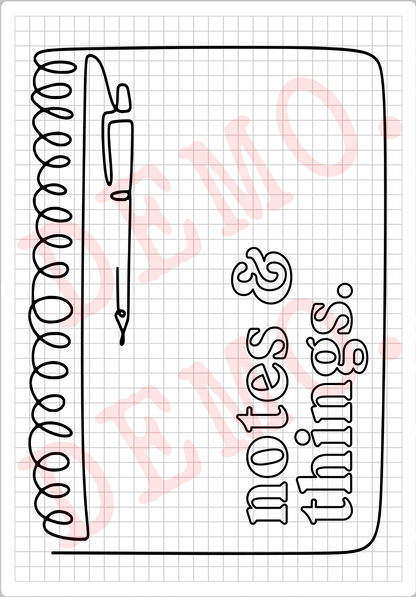 Build Your Own Book Journal | Stickers | 2 paper types|  39 variants