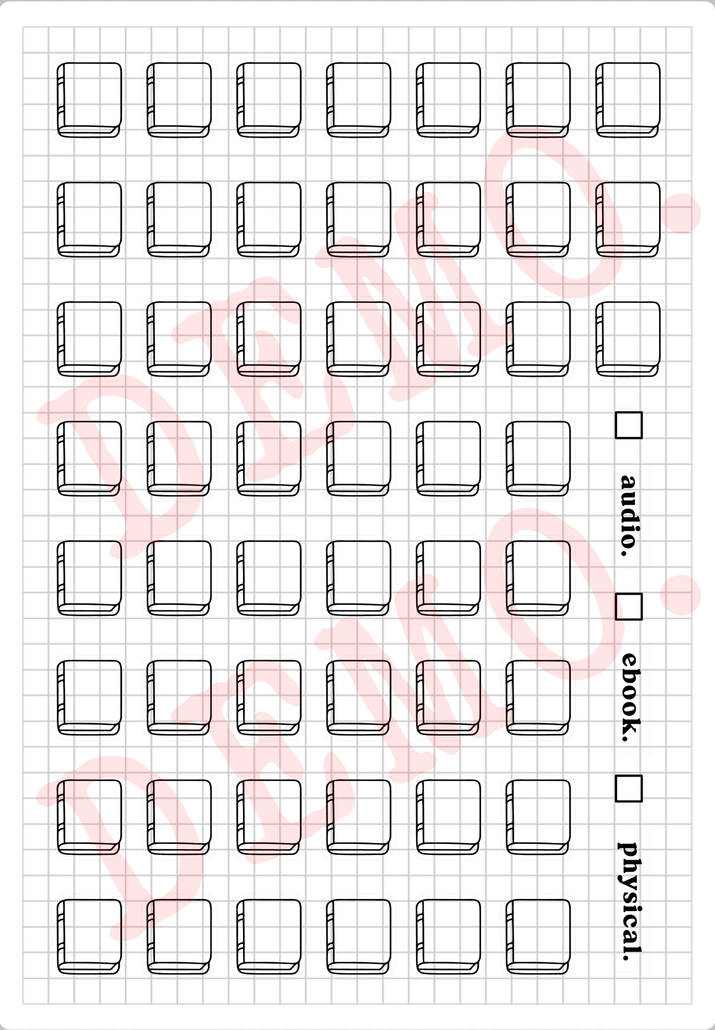 Build Your Own Book Journal | Stickers | 2 paper types|  39 variants
