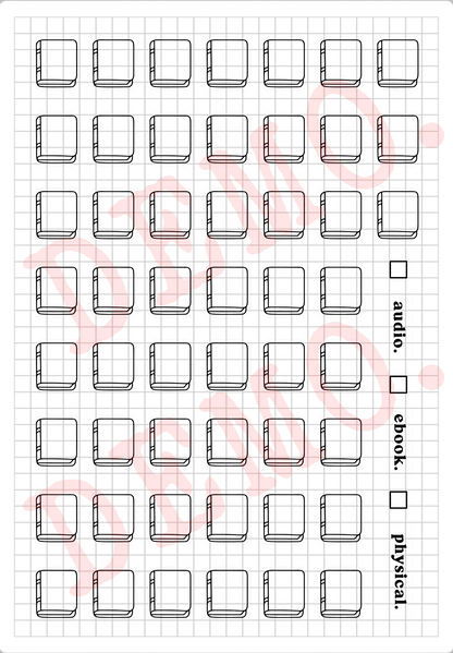 Build Your Own Book Journal | Stickers | 2 paper types|  39 variants