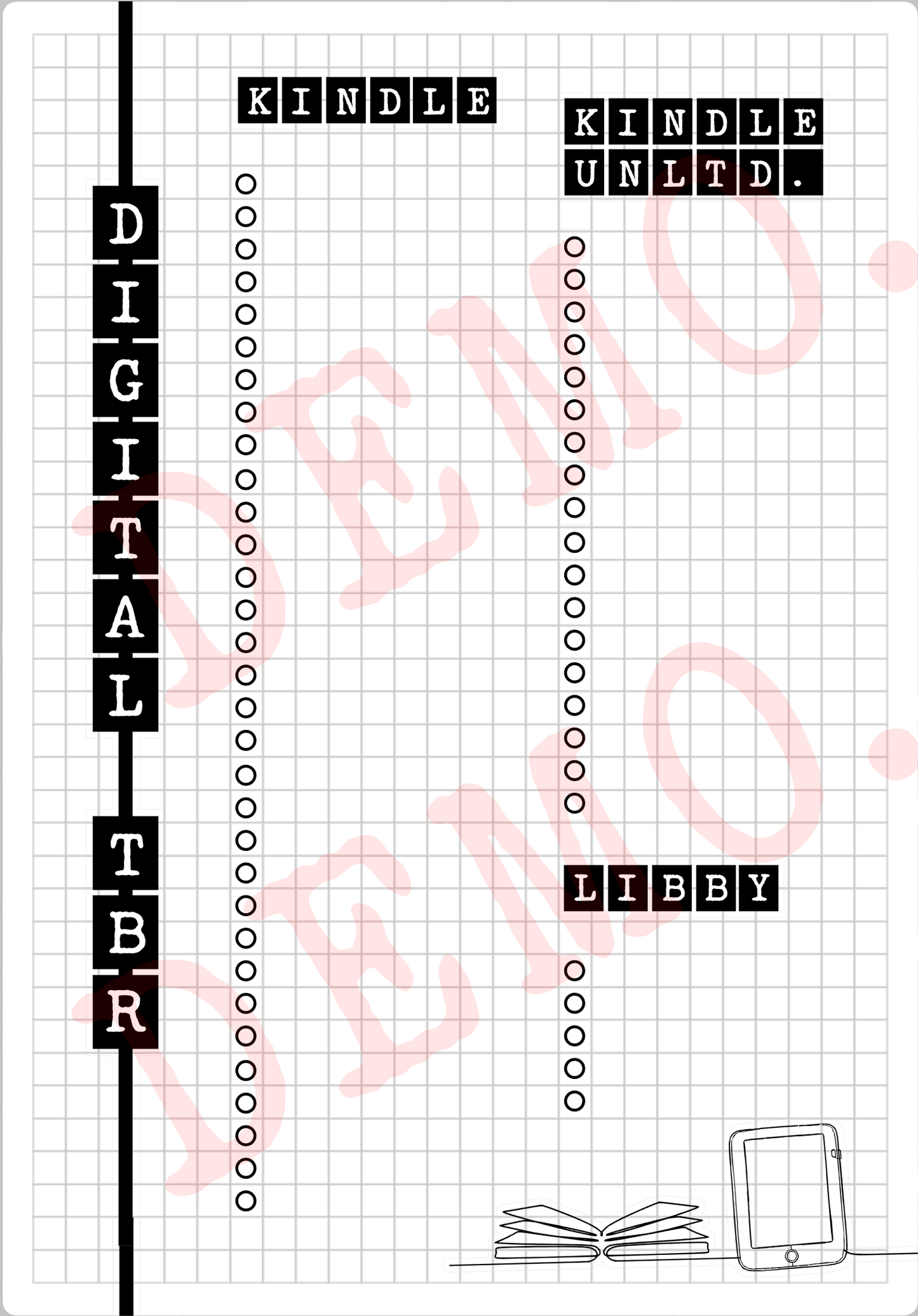 Build Your Own Book Journal | Stickers | 2 paper types|  39 variants