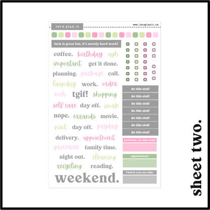 RHIANNON COLLECTION | Weekly Kits