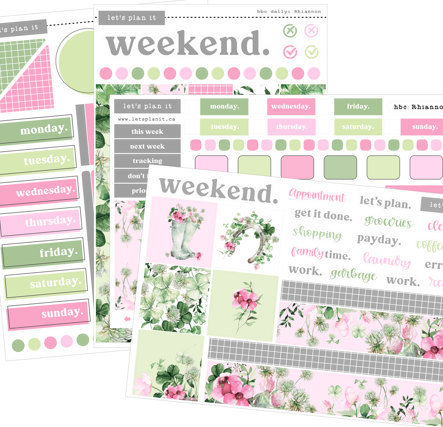 RHIANNON COLLECTION | Weekly Kits