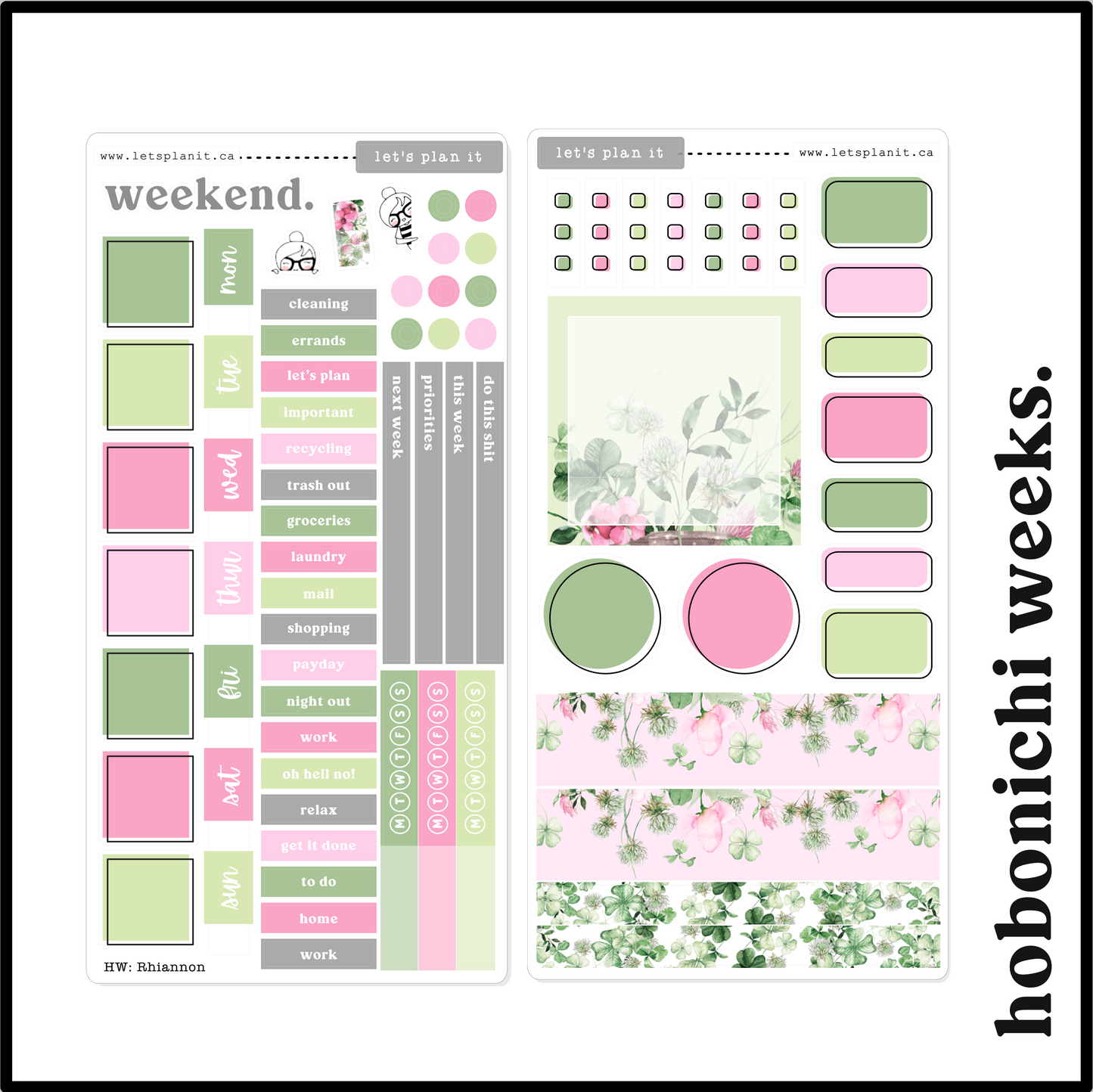 RHIANNON COLLECTION | Weekly Kits