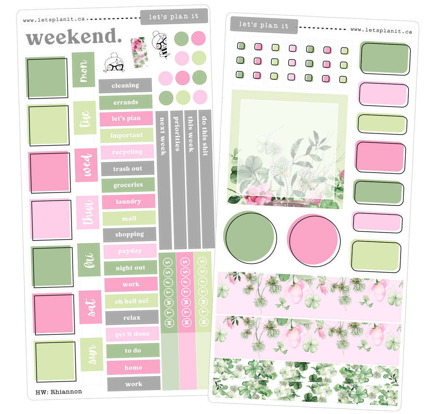 RHIANNON COLLECTION | Weekly Kits