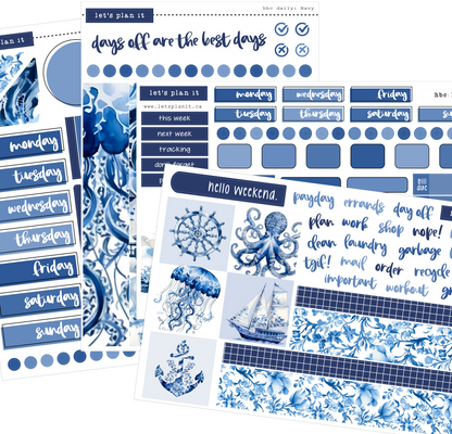 NAVY COLLECTION | Weekly Kits