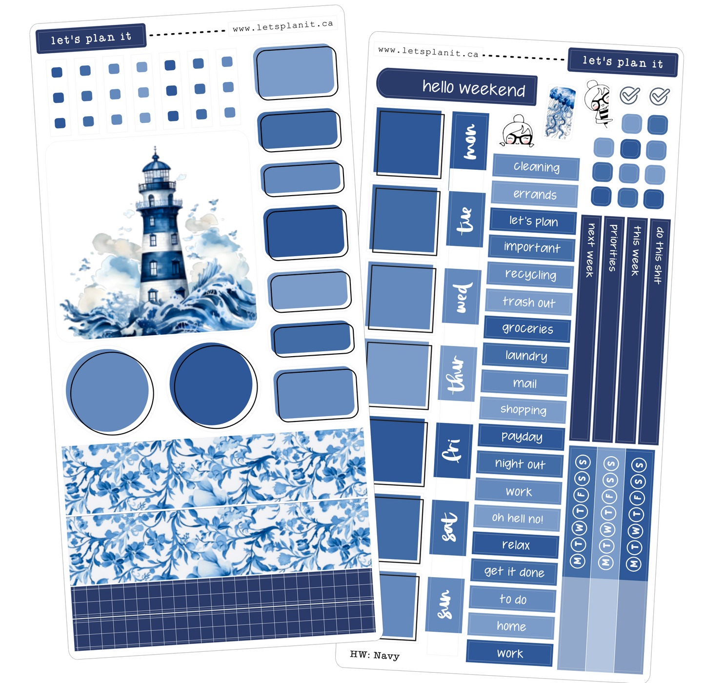 NAVY COLLECTION | Weekly Kits