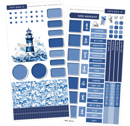 NAVY COLLECTION | Weekly Kits