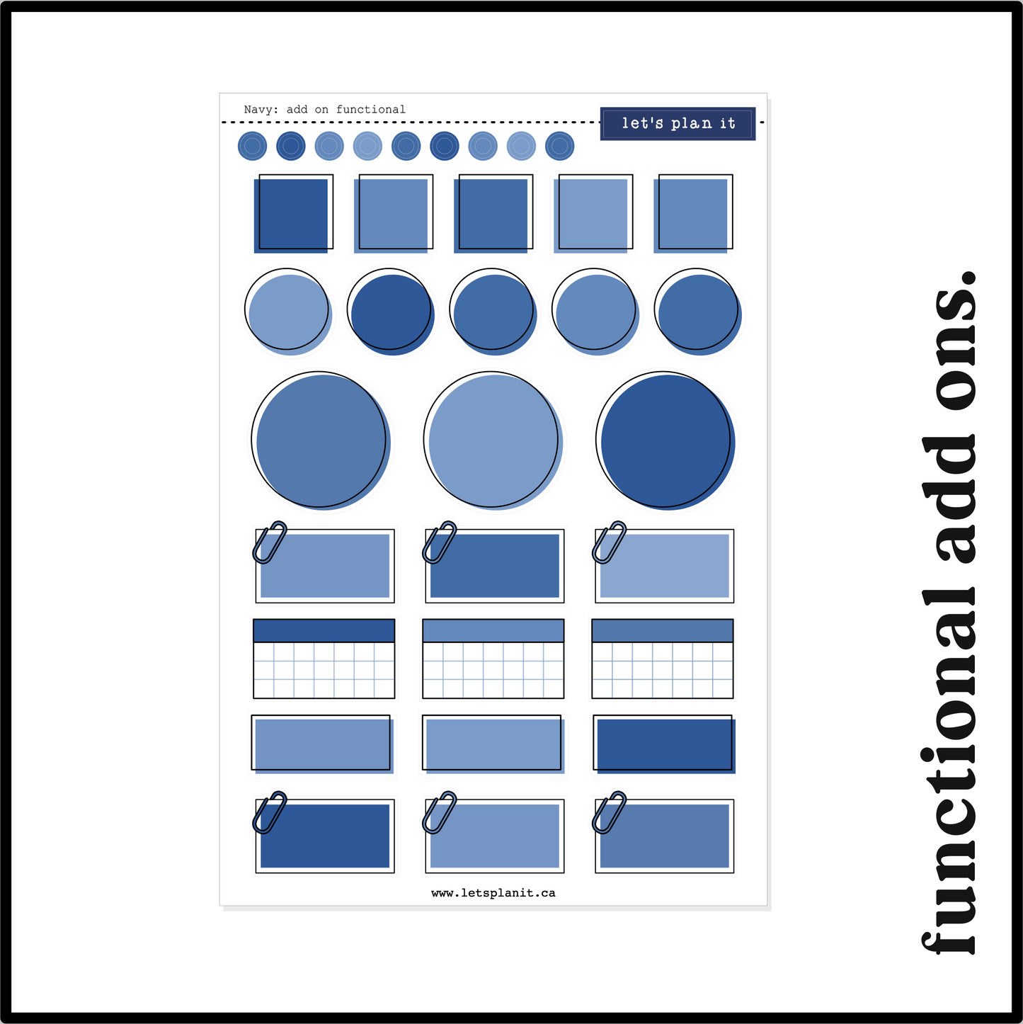 NAVY COLLECTION | Weekly Kits