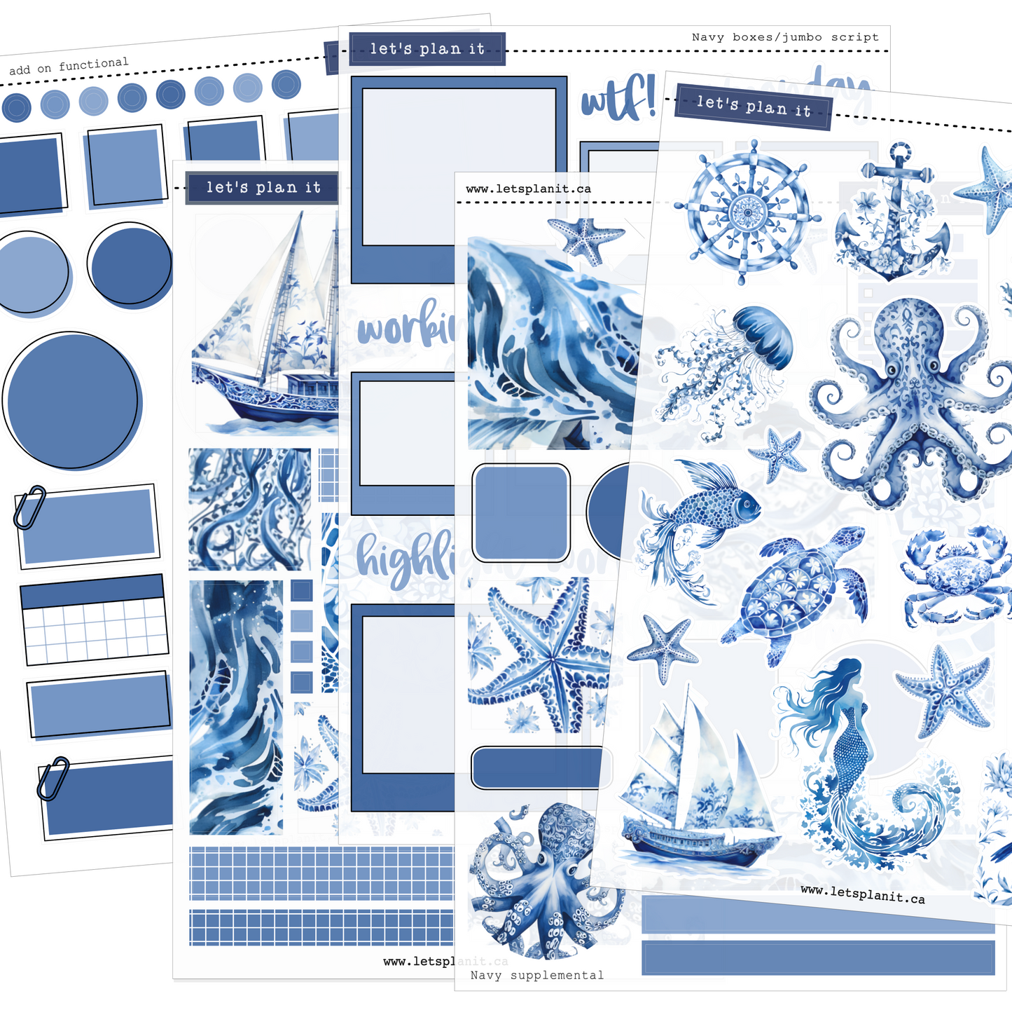 NAVY COLLECTION | Weekly Kits