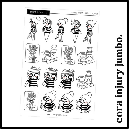 Cora | Injured | character stickers