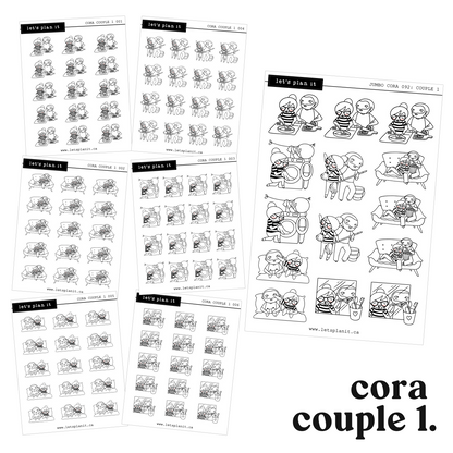Cora | COUPLE 1 | character stickers