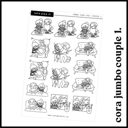 Cora | COUPLE 1 | character stickers