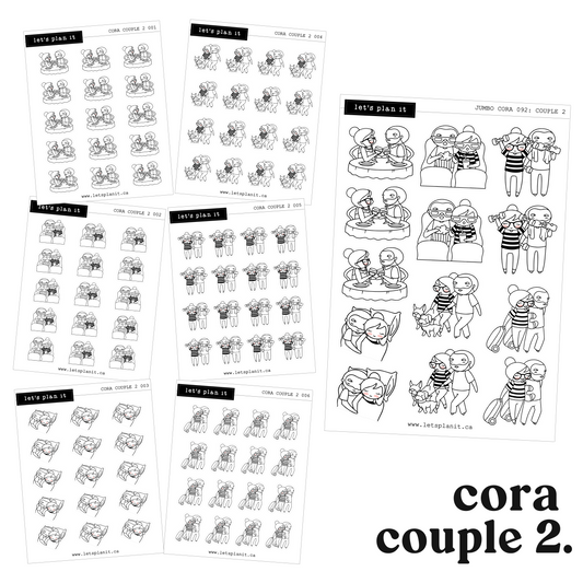 Cora | COUPLE 2 | character stickers\