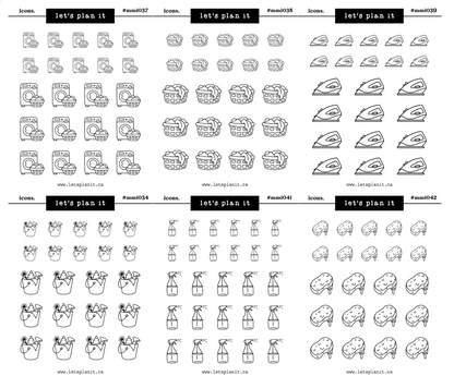 Mini Icons | 84 options | 2 paper types