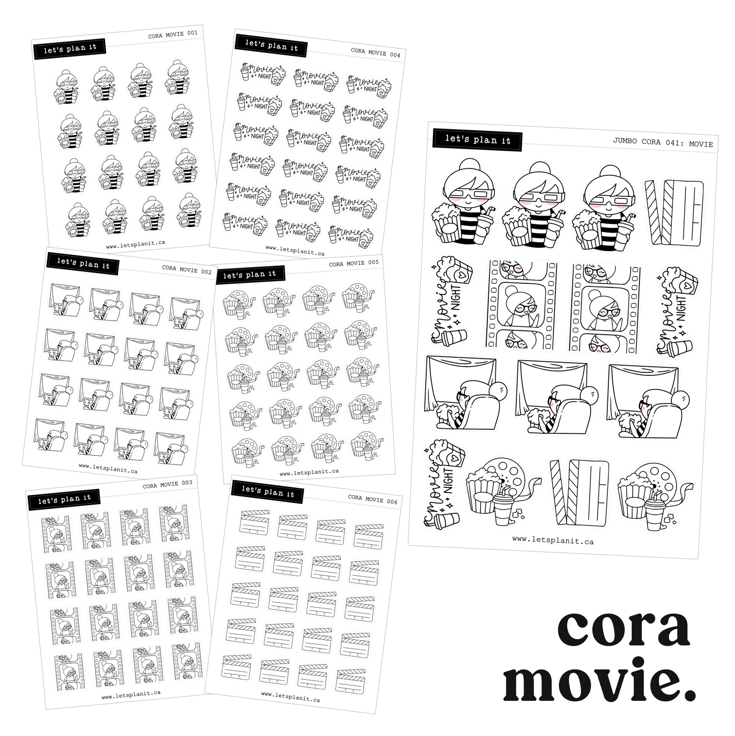Cora | Movie | character stickers