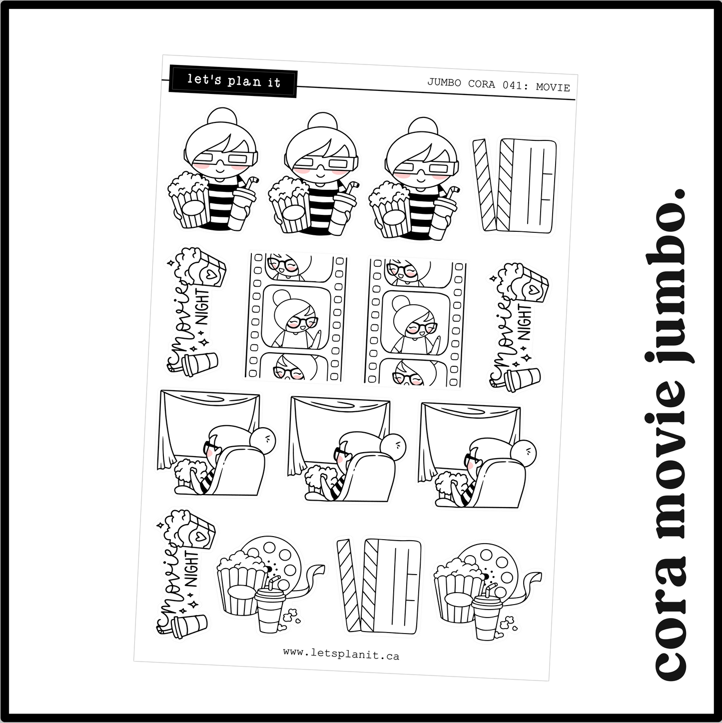 Cora | Movie | character stickers