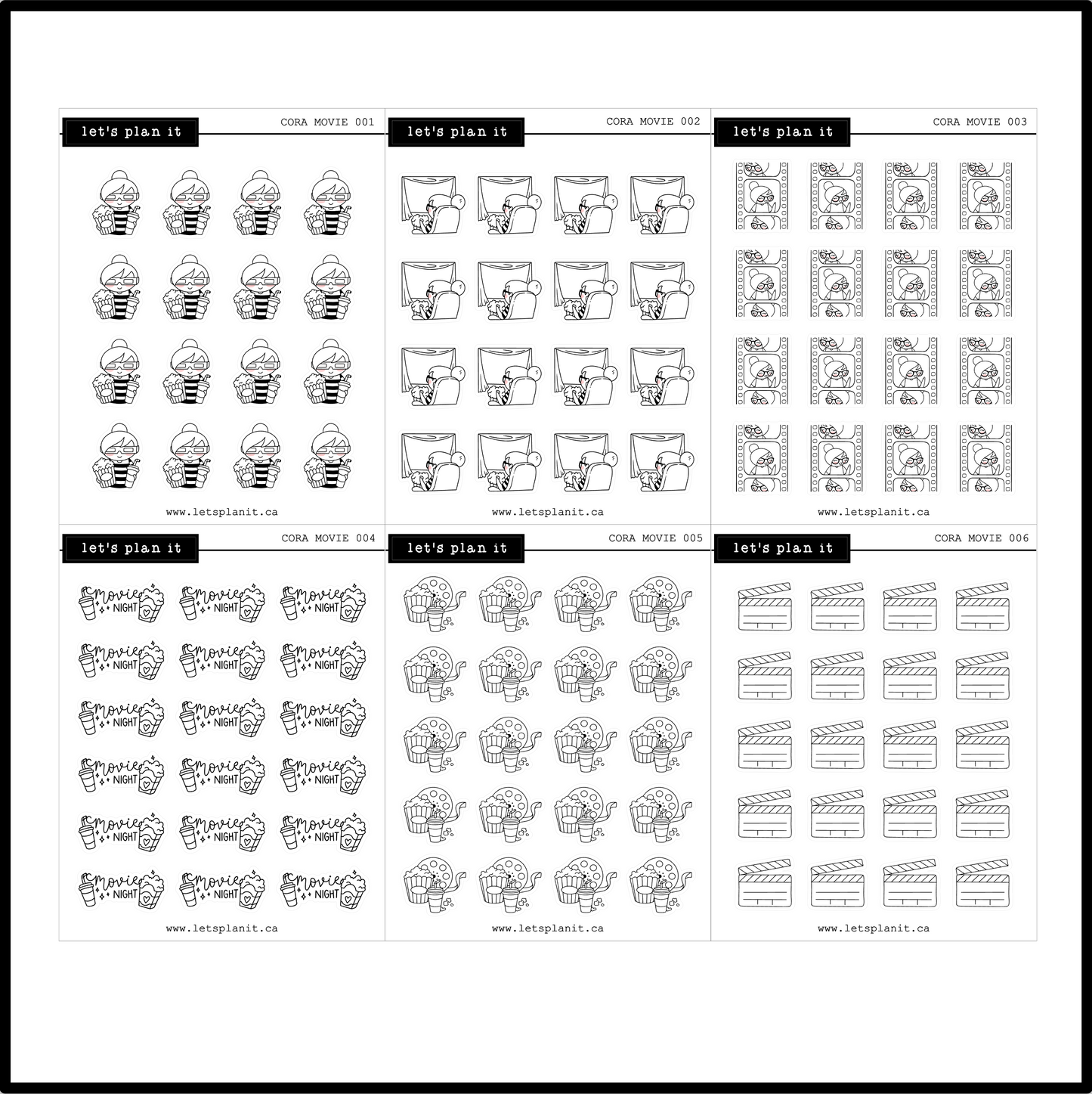 Cora | Movie | character stickers