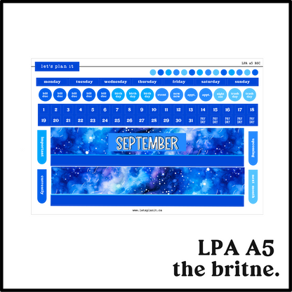 Monthly Kit: September birthstone | 8 layout options | September or Blank