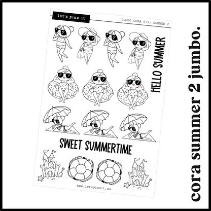 Cora | Summer 2 | character stickers