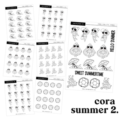 Cora | Summer 2 | character stickers