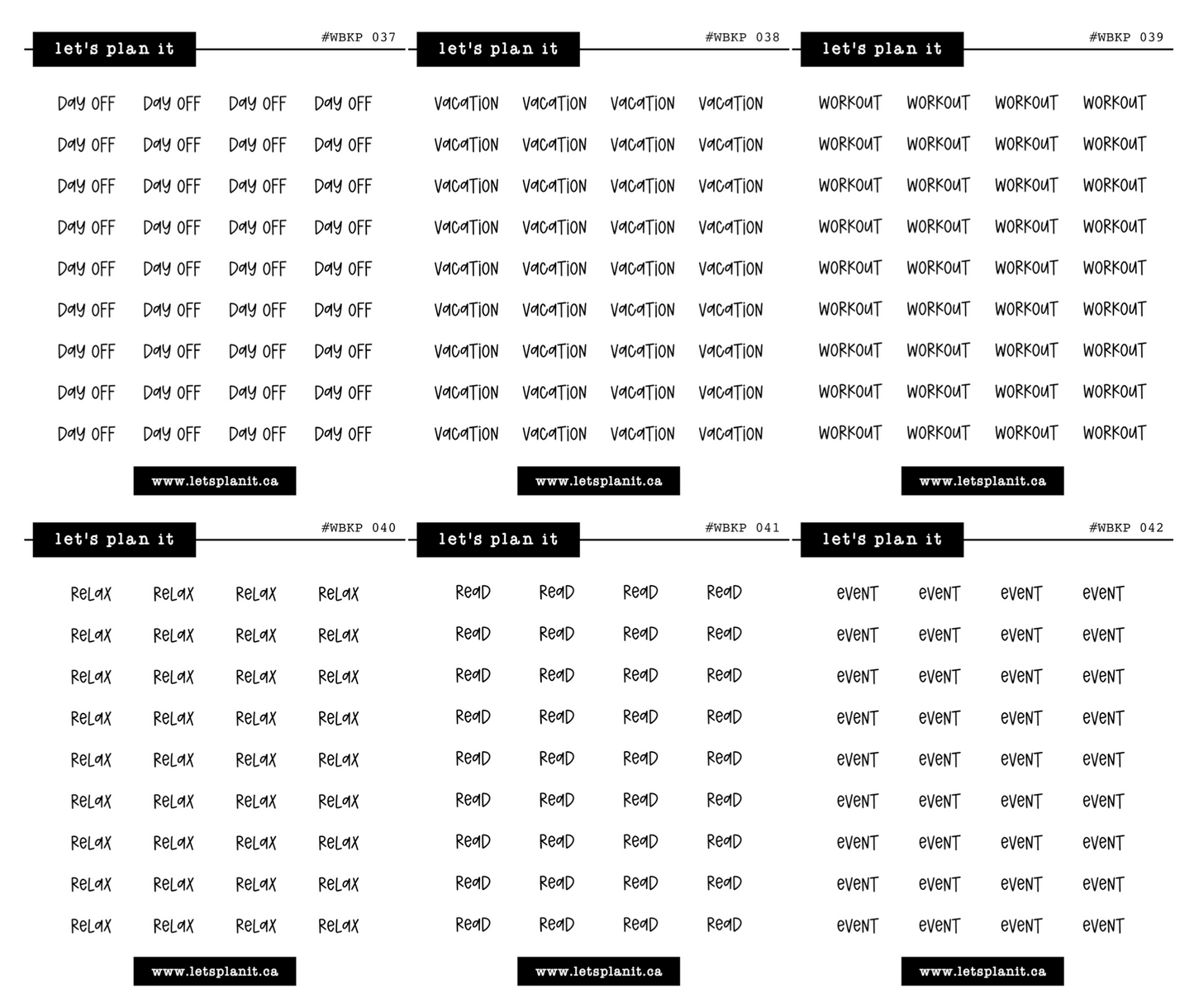 Transparent Bar Scripts | KP Font | 78 options