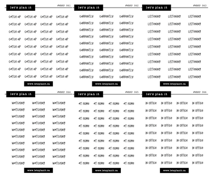 Transparent Bar Scripts | KP Font | 78 options