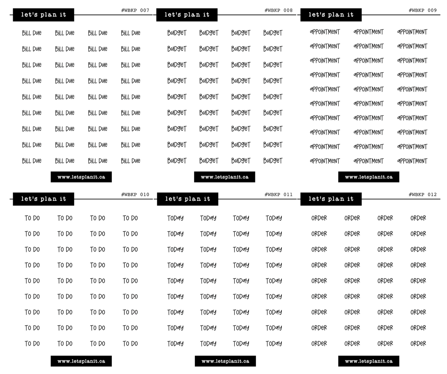 Transparent Bar Scripts | KP Font | 78 options