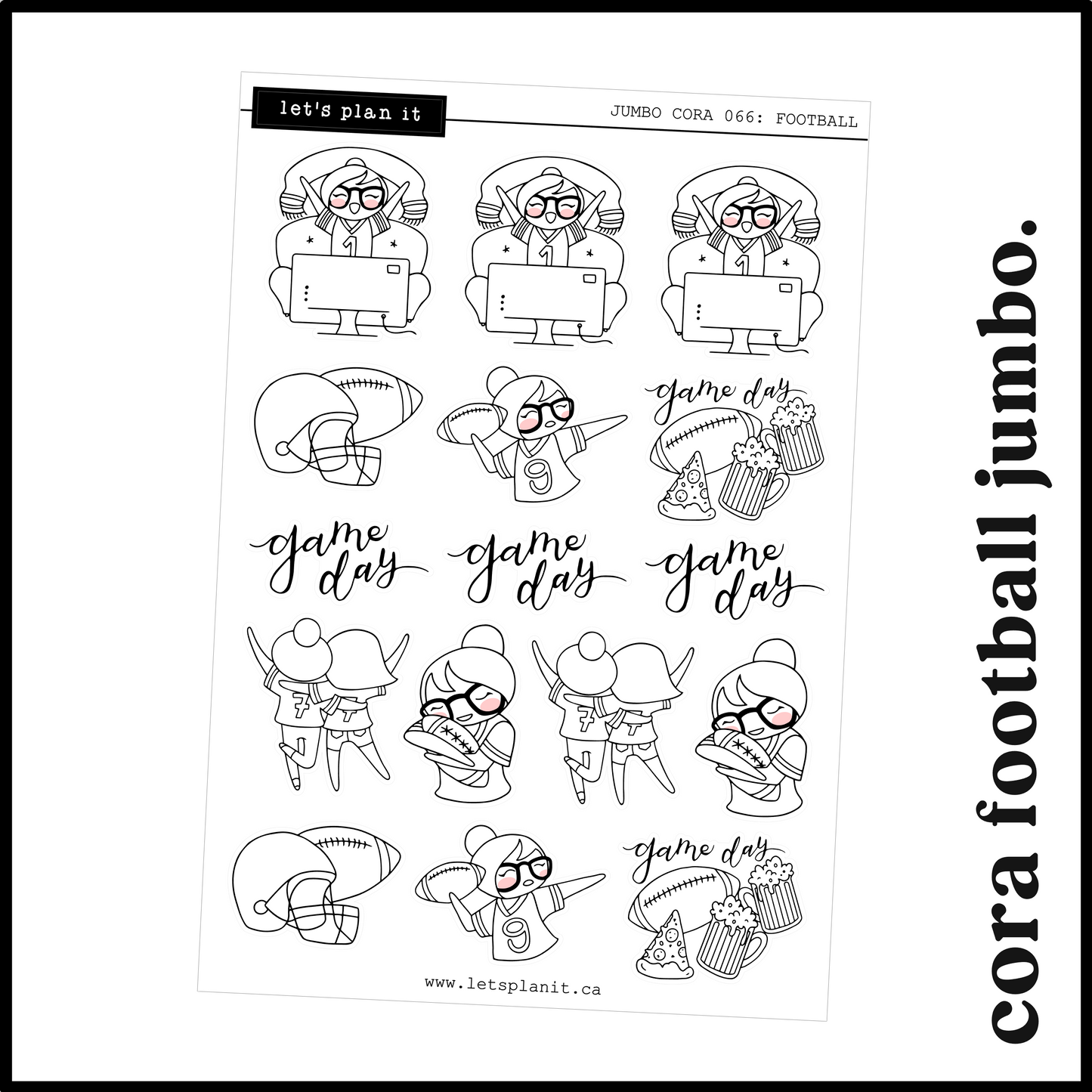 Cora | Football | character stickers