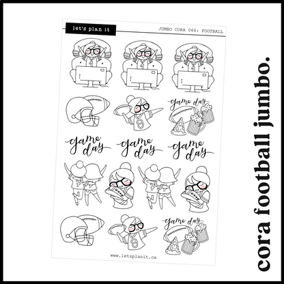 Cora | Football | character stickers