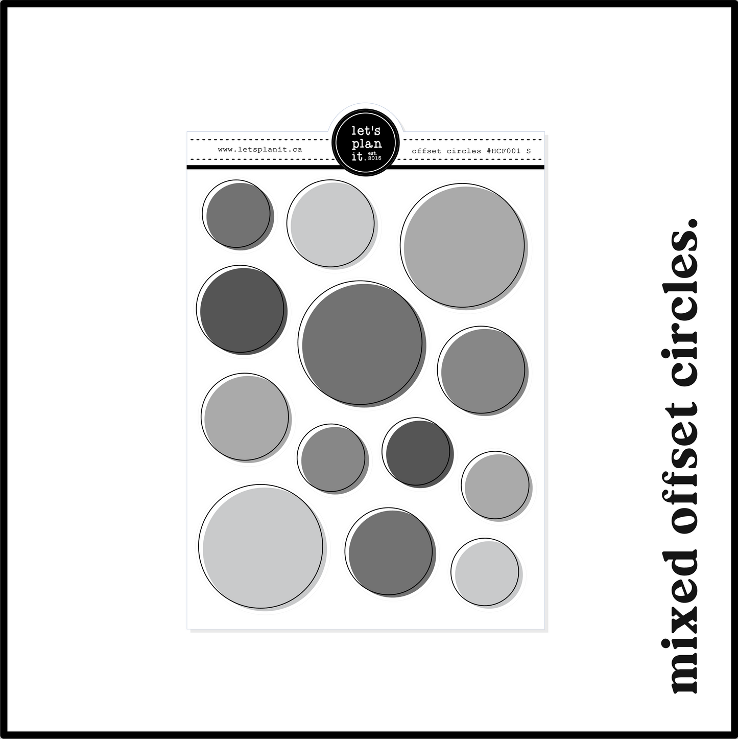 MONOCHROME /B&W FUNCTIONALS | Planning Essentials