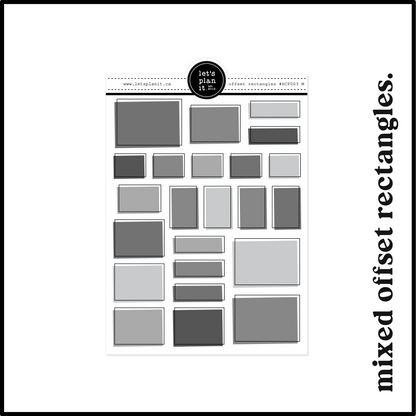 MONOCHROME /B&W FUNCTIONALS | Planning Essentials