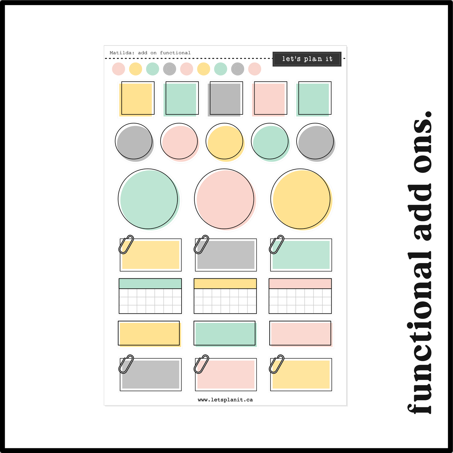 MATILDA COLLECTION | Weekly Kits