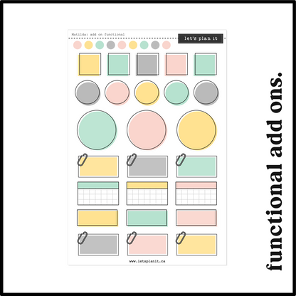 MATILDA COLLECTION | Weekly Kits