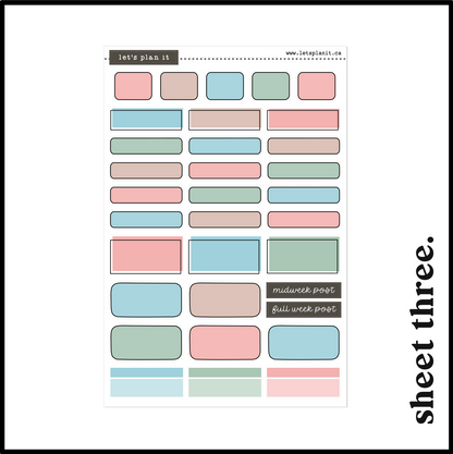 BERKLEY COLLECTION | Weekly Kits