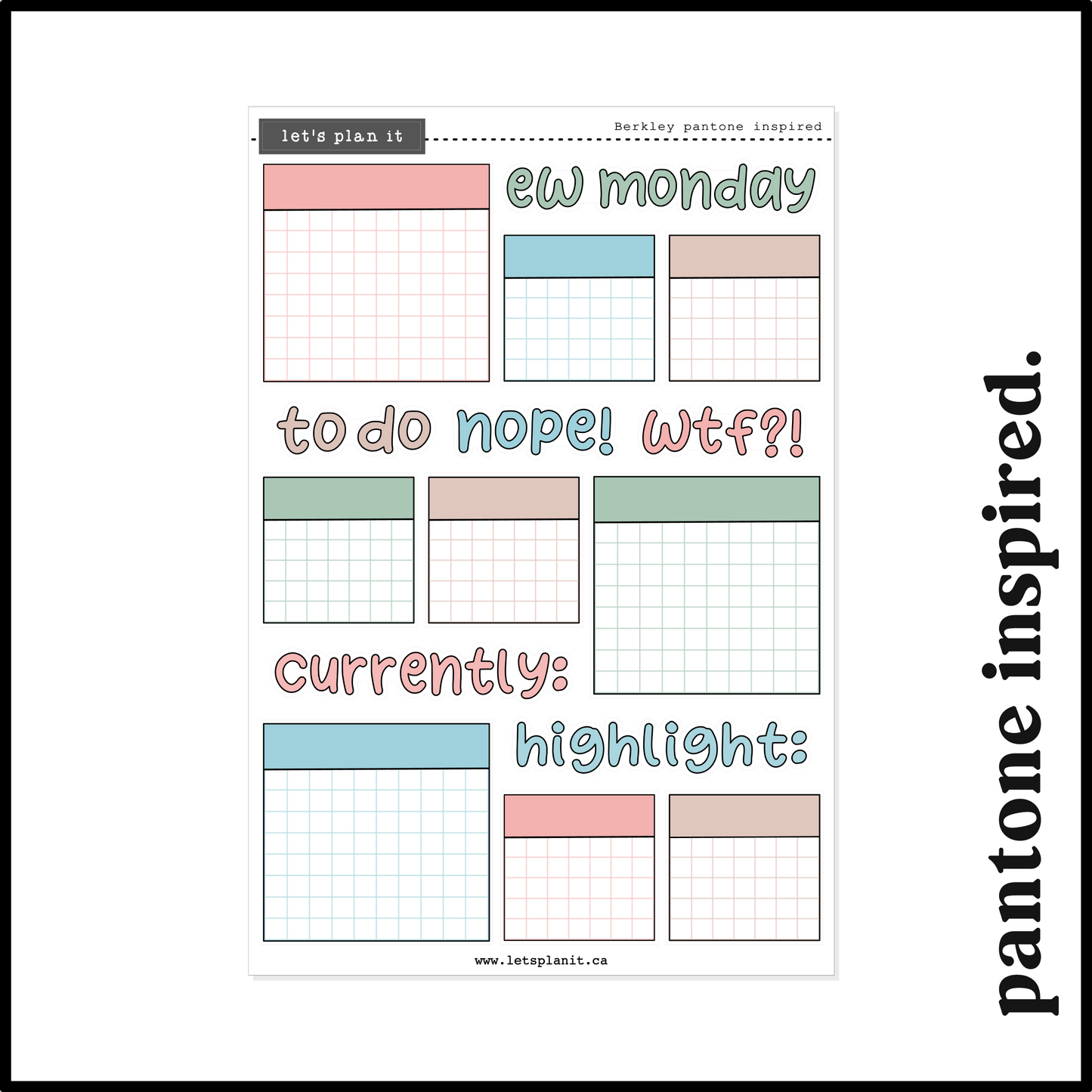 BERKLEY COLLECTION | Weekly Kits