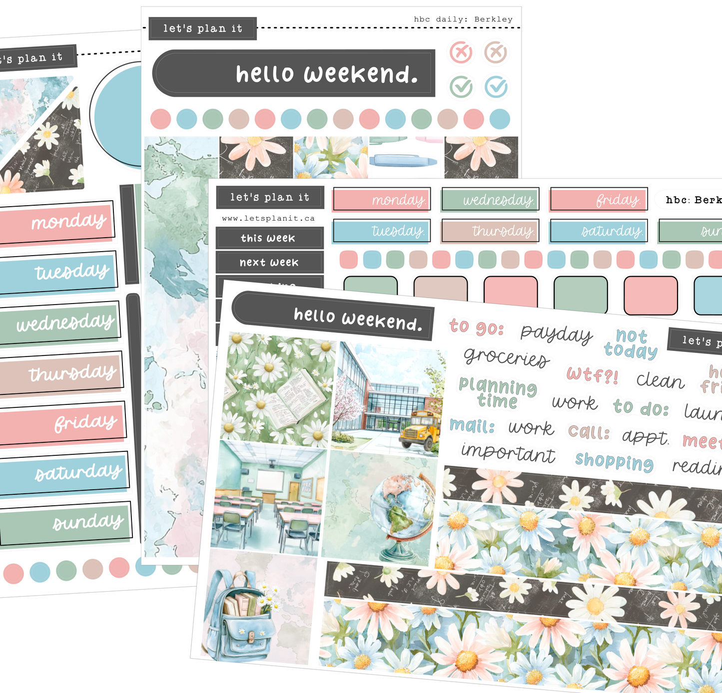 BERKLEY COLLECTION | Weekly Kits