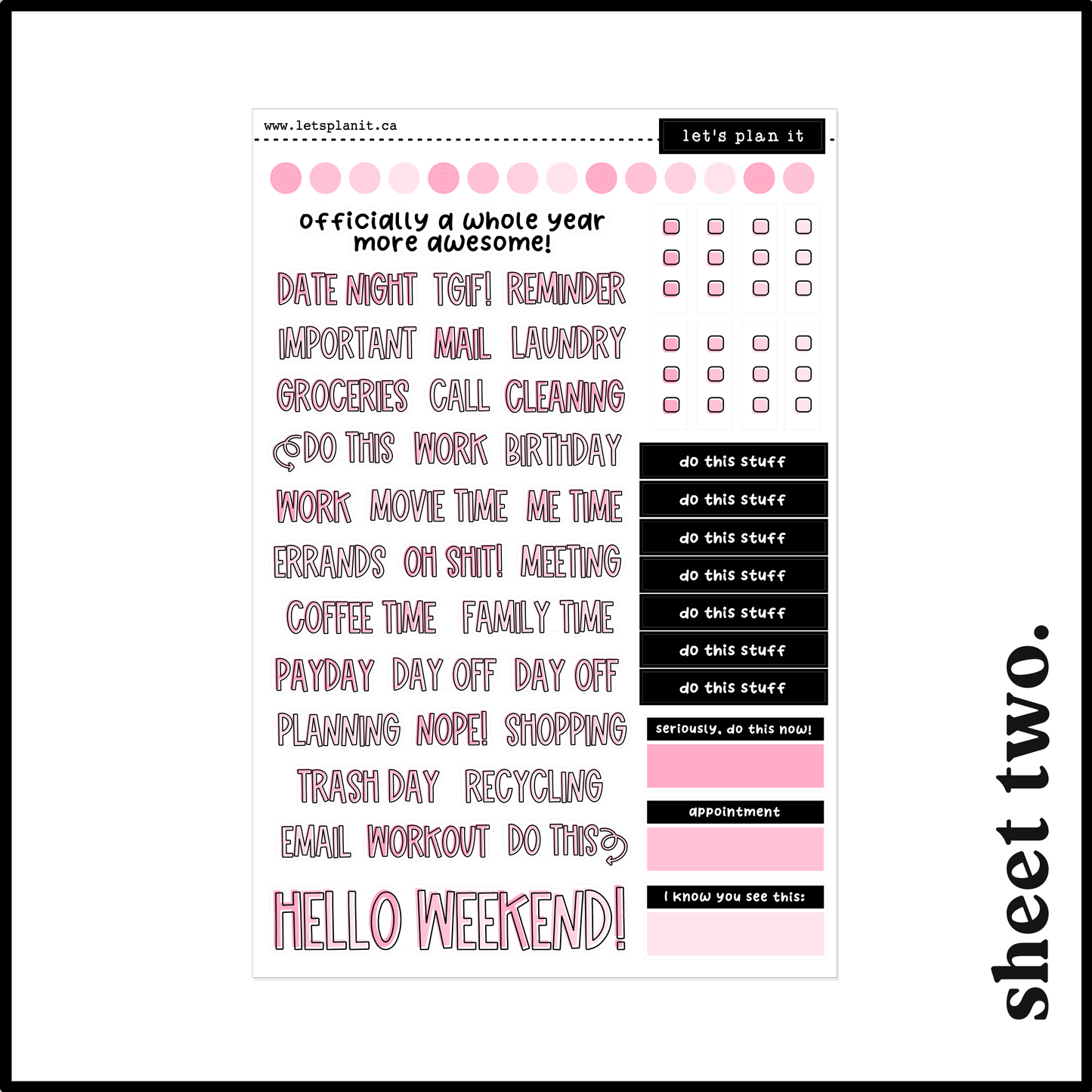 LIZZY COLLECTION | Weekly Kits