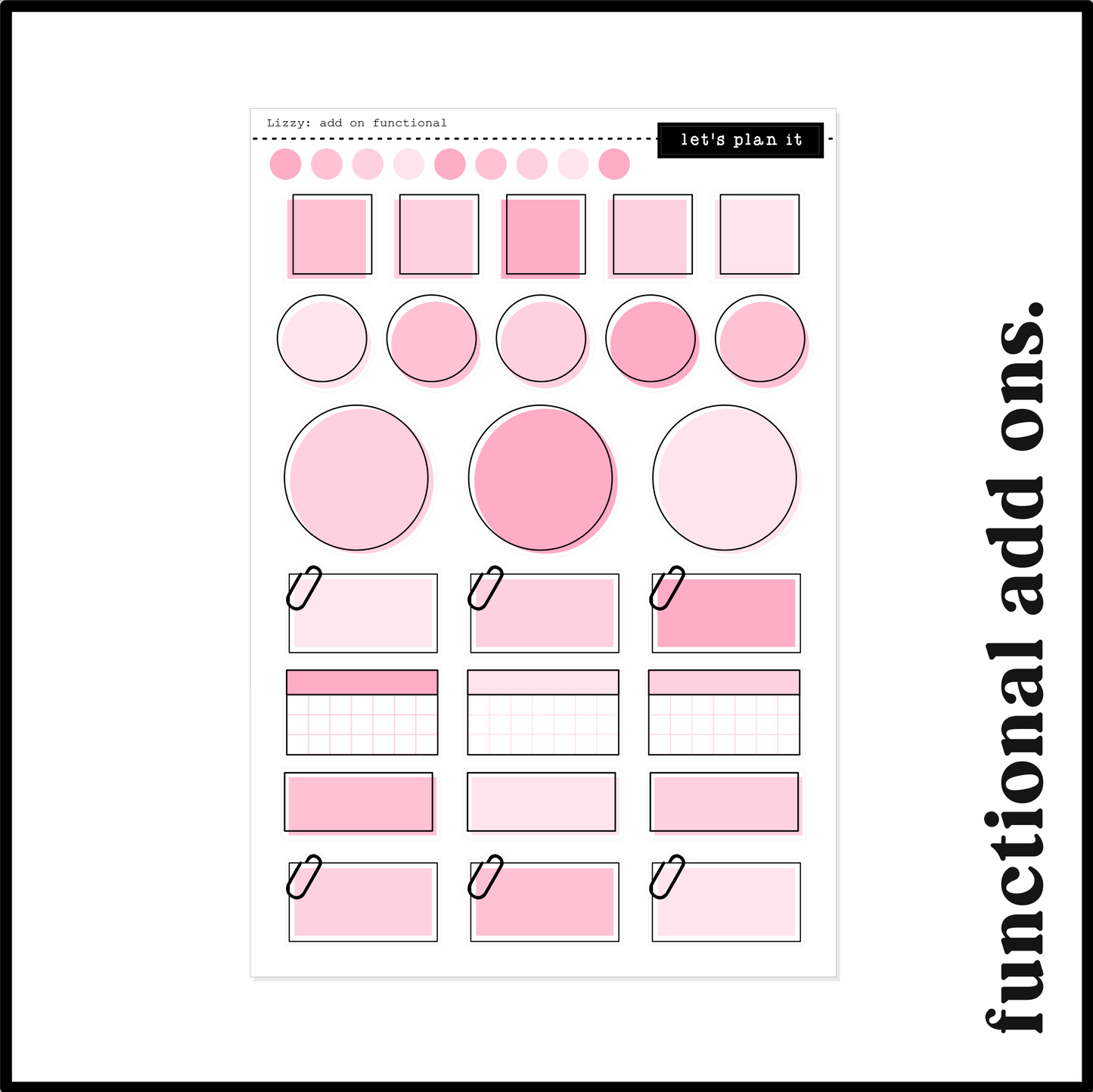 LIZZY COLLECTION | Weekly Kits